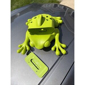 Boon Frog Pod Bath Tub Toy Scoop & Storage Holder Caddy Storage Pool Water Green